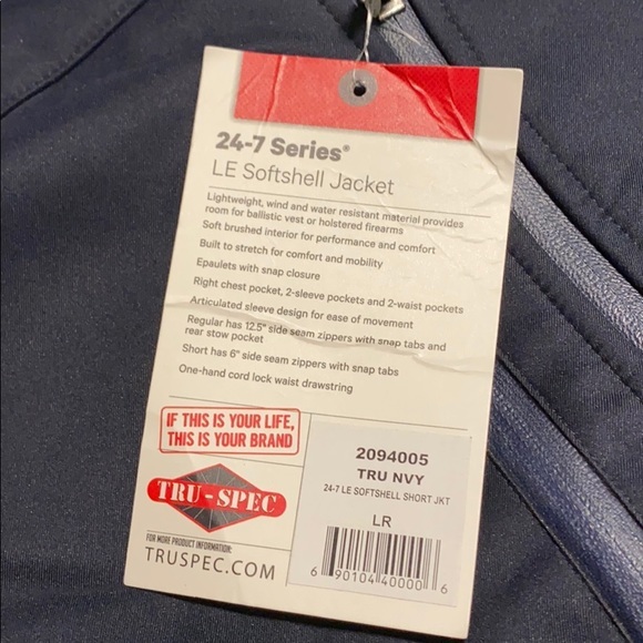 Tru-Spec LE Soft-shell Jacket-Police Jacket - Picture 16 of 16